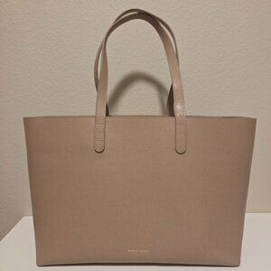 Mansur Gavriel Small Zip Shoulder Tote – Light Beige